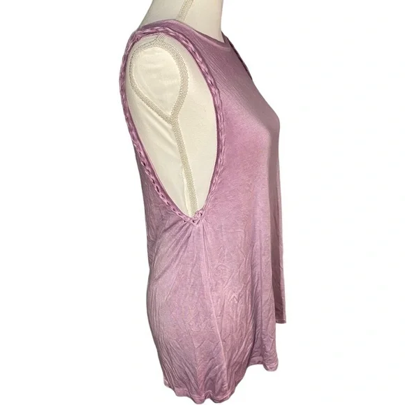 NWT‎ AE Soft & Sexy Rope Braided Trim Muscle Tank Purple - Picture 4 of 10